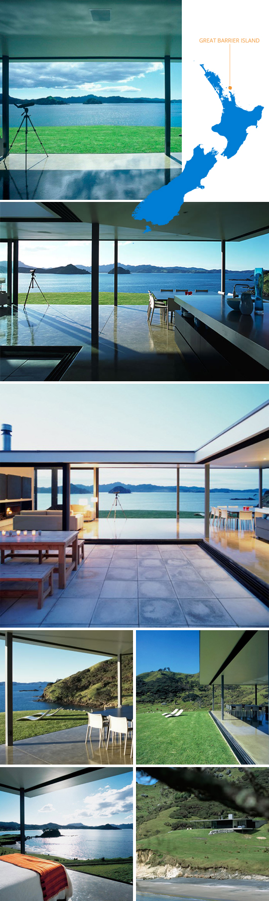 Oruwharo Beach House, New Zealand, Great Barrier Island, Fearon Hay Architects